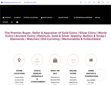 Tablet Screenshot of pgsgoldandcoin.com